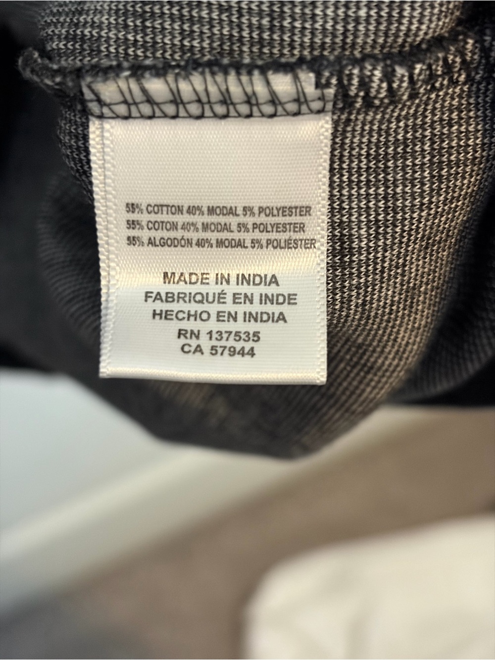 Mizzen+Main Quarter Zip-Pullovers — Charcoal & Navy - Picture 9 of 10